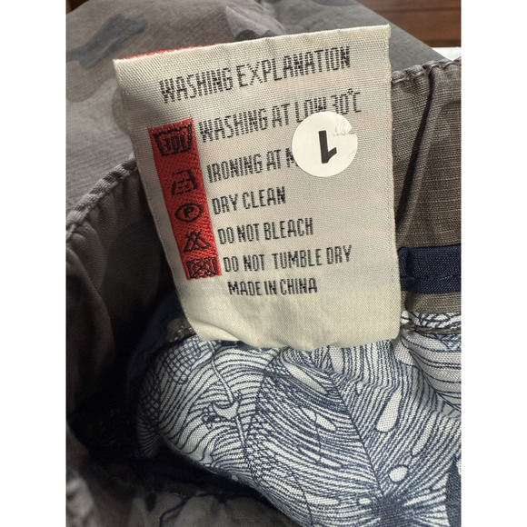 Men's Cargo Shorts Elastic Waist Multi Pocket Hiking Outdoor Camo Cotton Sz 42.. - Picture 16 of 16